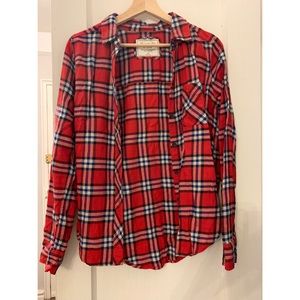 Abercrombie & Fitch Red Shirt
